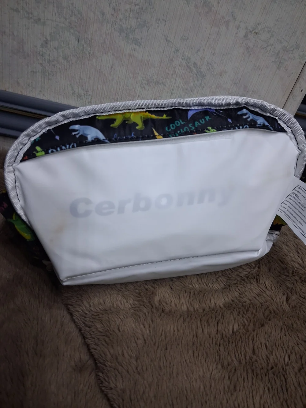 Cerbonny Freezable Mini Lunch Bag / Snack Pouch – Dinosaur Pattern